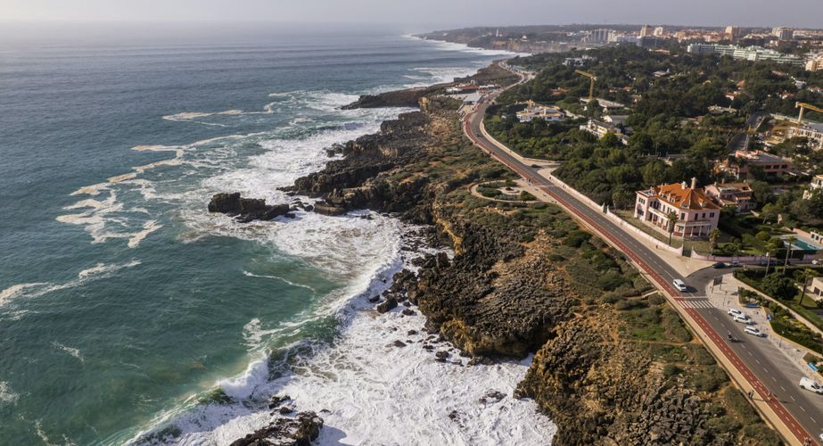 Prachtige autoroute bij Cascais Prachtige autoroute bij Cascais